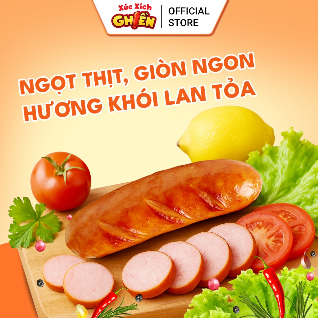 Xúc Xích Xông Khói Lõi Nhân Alaca Vietinter Foods (Gói 500g)