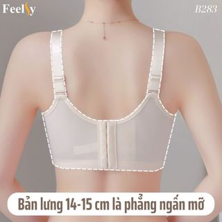[Mẫu mới] Áo lót định hình Feelsy, đồ lót cao cấp, bra nâng đẩy, lót mỏng gom gọn mỡ lưng nách B283