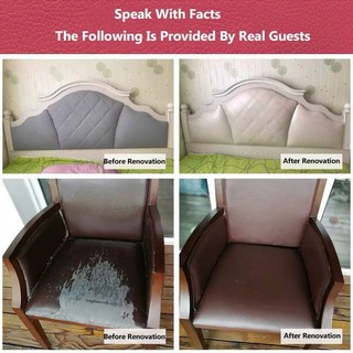 Miếng dán vải da PU tự dính cỡ lớn sửa chữa ghế sofa đồ da cũ rách tại nhà