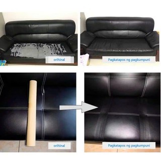Miếng dán vải da PU tự dính cỡ lớn sửa chữa ghế sofa đồ da cũ rách tại nhà