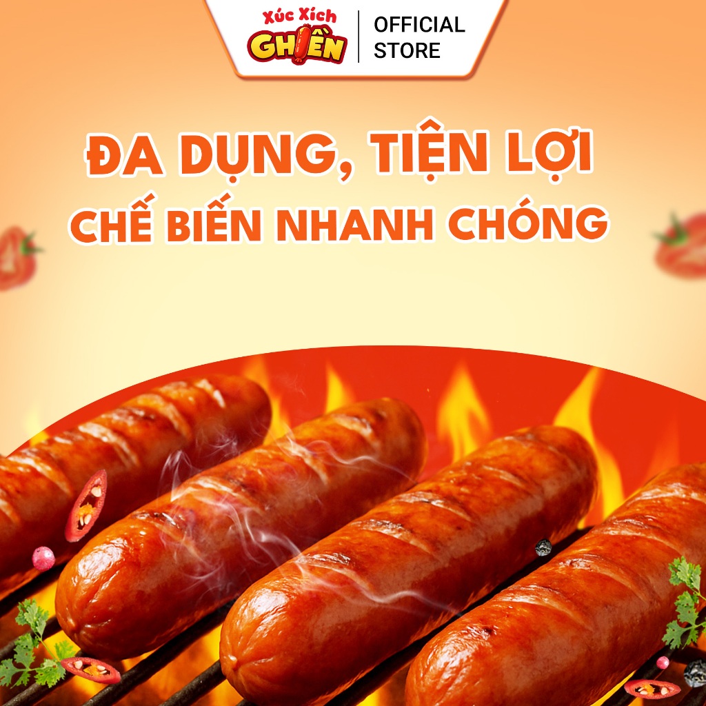 Xúc Xích Xông Khói Lõi Nhân Alaca Vietinter Foods (Gói 500g)