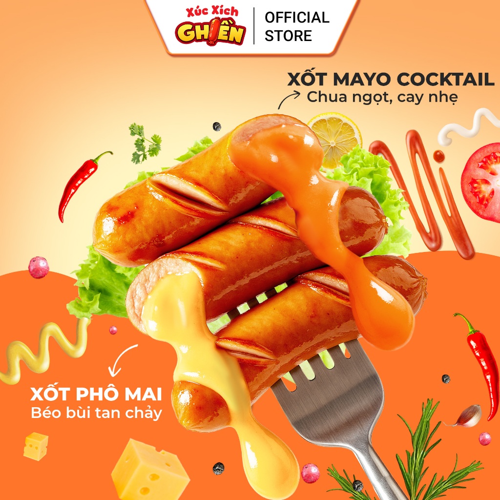 Xúc Xích Xông Khói Lõi Nhân Alaca Vietinter Foods (Gói 500g)