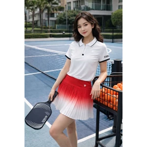 Bộ thể thao nữ, Bộ váy Áo cổ đứcphong cách mới Pick, Golf Tennis cao cấp... Hàng QC