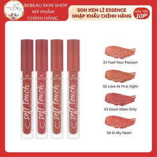 Son Kem Lì Essence Soft Touch Lip Mousse Mềm Mịn Môi 4g - Bebeau