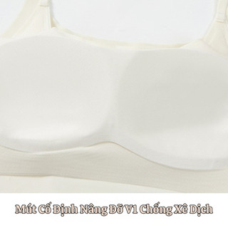 Combo 2 Áo Bra Nữ Su Gân Tăm 2 Dây Quyến Rũ Mút Vừa Êm Ái, Áo Croptop Mềm Thoáng Tôn Dáng King Shop B-6683