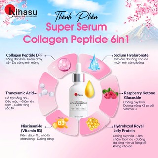 Set Dưỡng Da Mini Làm Sạch Dưỡng Trắng Kihasu Sữa Rửa Mặt Làm Sạch Sâu Tẩy Da Chết Dịu Nhẹ Serum Dưỡng Sáng Da