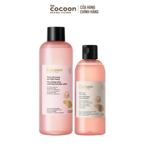 Combo 1 Nước tẩy trang sen 500ml + 1 Nước sen Hậu Giang Cocoon 310ml