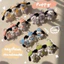Móc Khoá Len Nhung Puppy Cún Chó Pochacco Trắng Đen Đốm Đội Mũ Handmade Dễ Thương