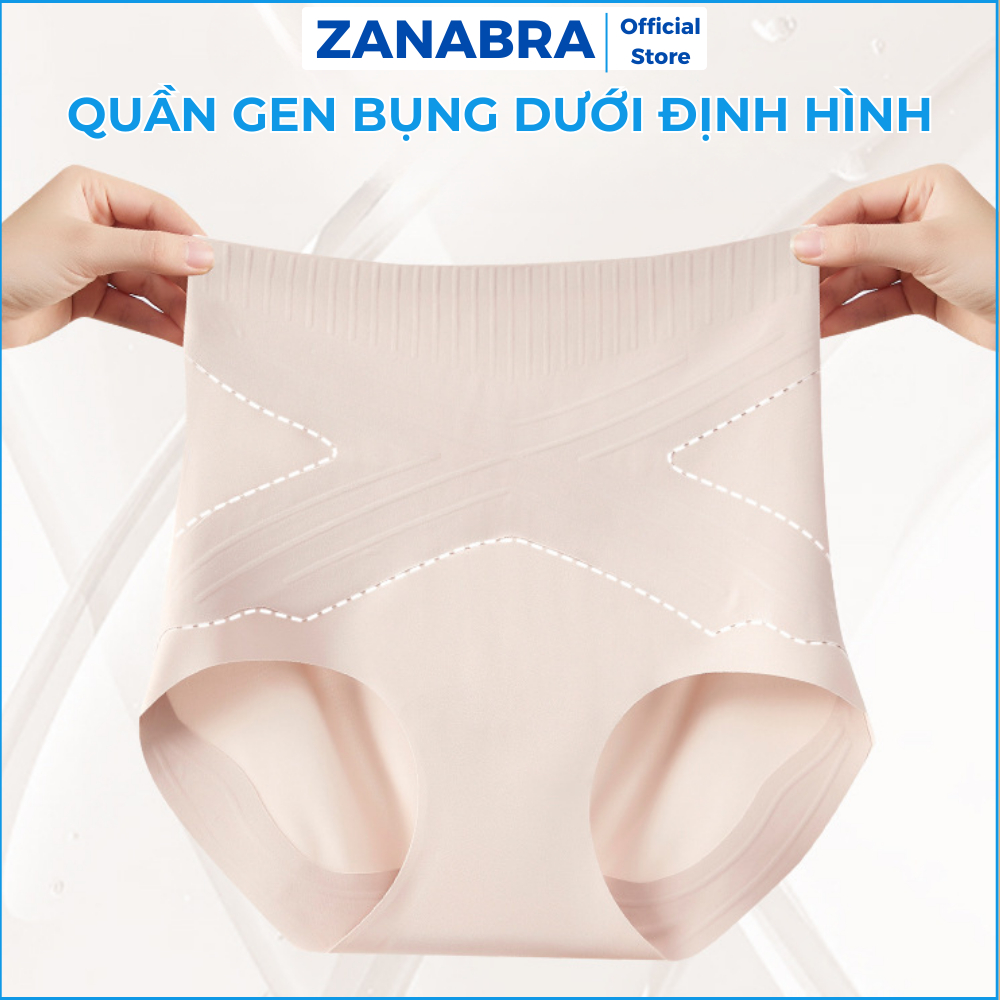 Quần Gen Nịt Bụng Chất Su Cao Cấp Mềm Mịn, Quần Lót Nữ Cạp Cao Định Hình V2, V3 Không Lộ Viền ZANABRA N699