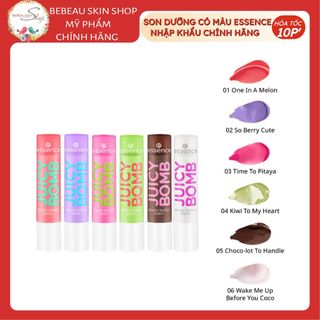 Son Dưỡng Có Màu Essence Juicy Glossy Butter Balm 2,5g Nhập Khẩu Chính Hãng - Bebeau