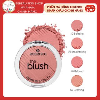 Phấn Má Hồng Essence The Blush Hạt Nhẹ Mịn Dễ Bám Lớp Trang Điểm 5g - Bebeau