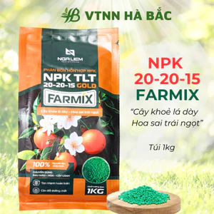 Phân Bón NPK 20-20-15 Gold Farmix – Dinh Dưỡng Cân Đối Cho Cây Khỏe Toàn Diện (1KG)