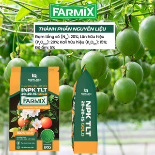 NPK 20-20-15 Gold Farmix – Phân Bón Cân Đối Giúp Cây Phát Triển Ổn Định (1KG)