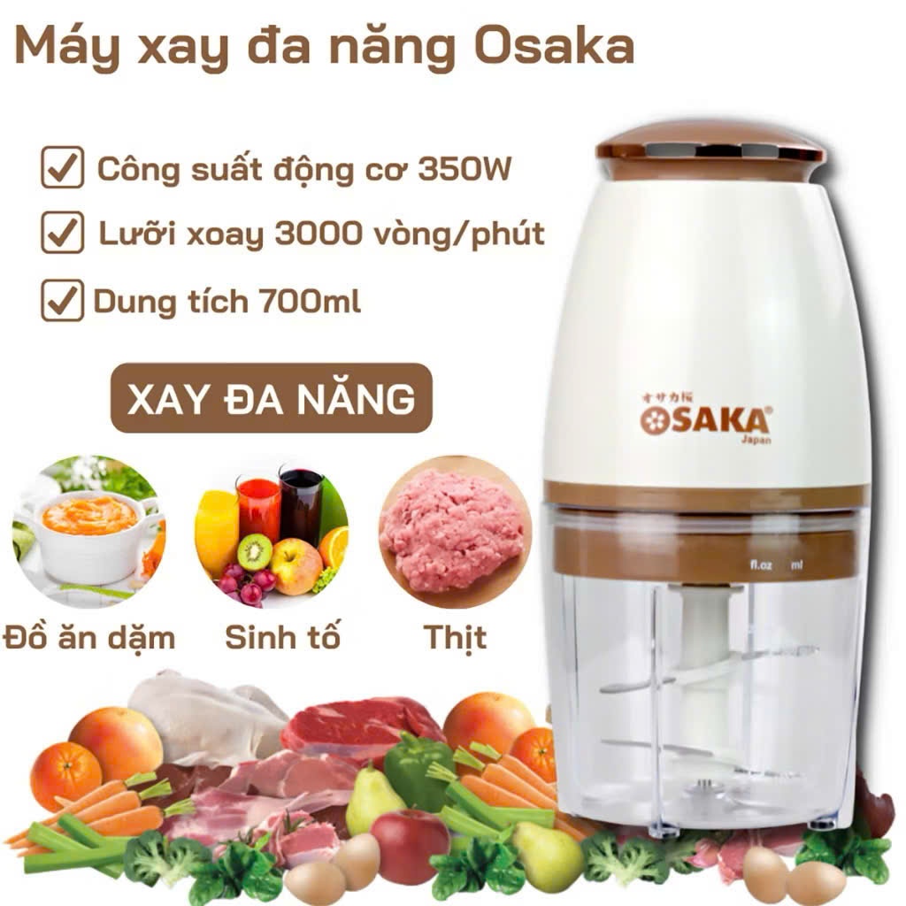 Máy xay Osaka Nhật Bản, máy xay sinh tố xay đa năng Osaka công suất 350W