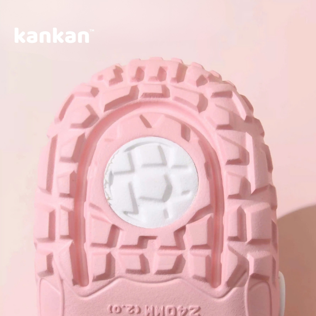 Sục Cho Bé Gái KanKanStore Dép Sục Có Quai Tặng Kèm Sticker Nổi KA133