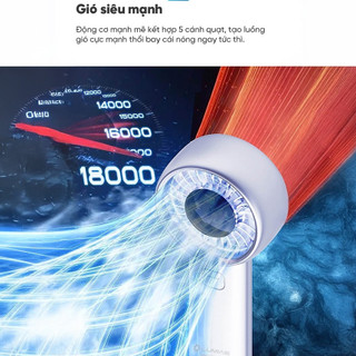 [Quà tặng không bán] Quạt cầm tay Lumias S3600 - 3600mAh, 5 cấp độ gió - Màn hình LED hiển thị cấp độ gió