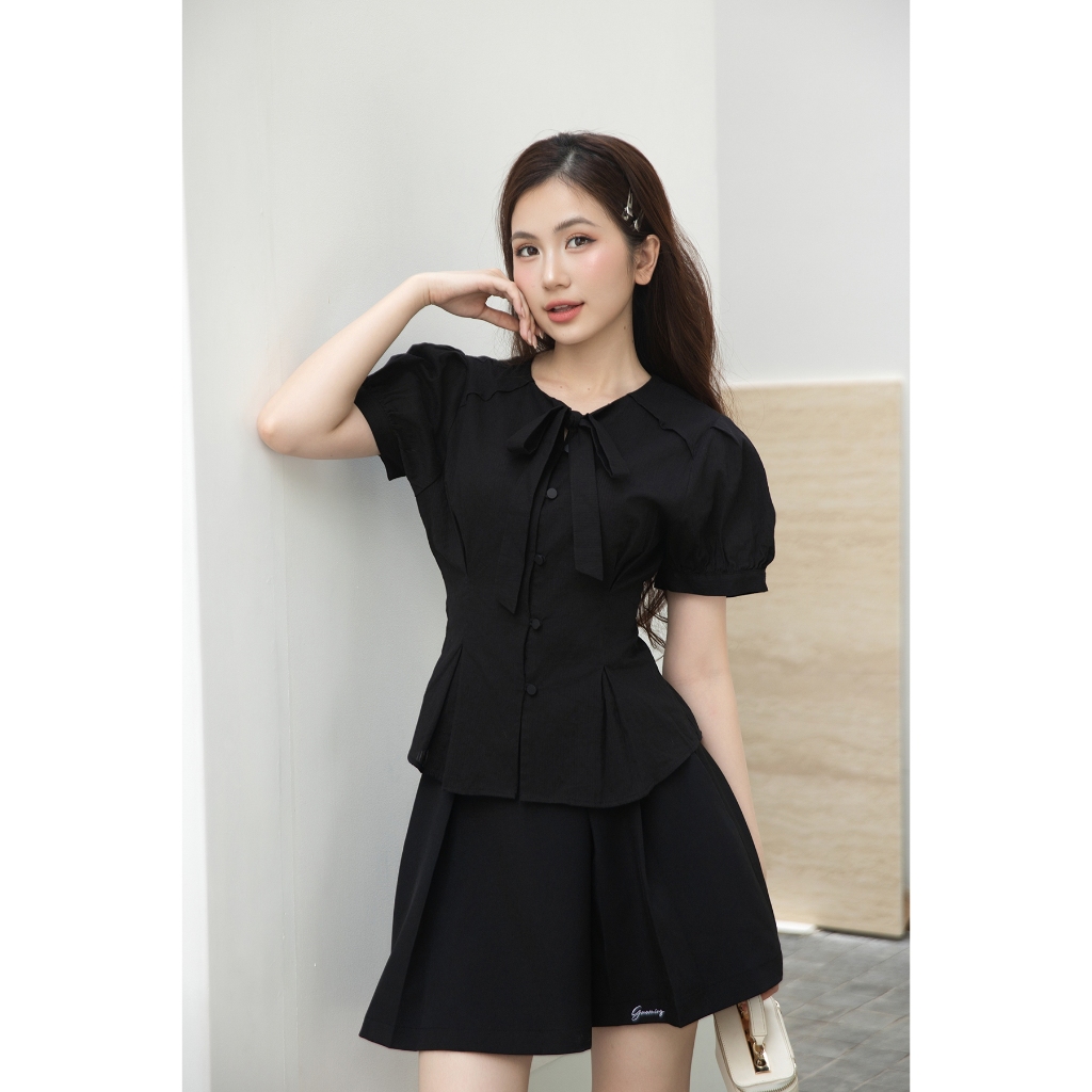 Chân Váy Nữ Gmorning - GUMAC Form A Xếp Ly Dáng Xòe Có Túi Hai Bên Thời Trang YVG04064