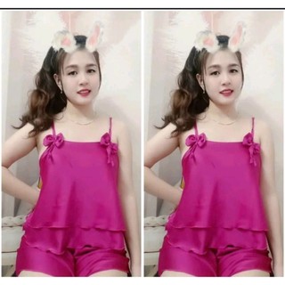 ĐỒ BỘ NGỦ NỮ NƠ  HAI DÂY MẶC NHÀ, ĐI DẠO