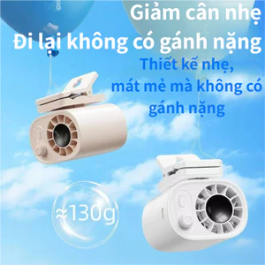 Quạt kẹp mini tốc độ cao|100 Cấp Gió | Pin 3000mAh |360°Điều Chỉnh Hướng Gió |Kẹp Đa Năng (Ômbrella/Xe Đạp/Balo)