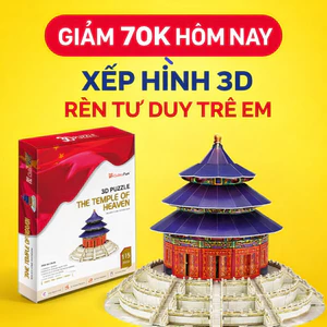 🏯 XẾP HÌNH 3D Temple of Heaven – Vừa Chơi Vừa Học, Khám Phá Kiến Trúc Kỳ Quan Thế Giới!