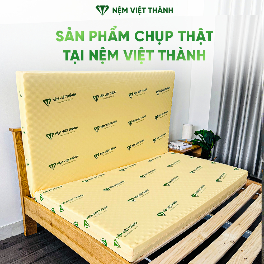 [MUA 1 TẶNG 7] Nệm Foam Gấp 2 Massage Việt Thành Cao Cấp, Foam Kết Hợp Hạt Massage Nâng Đỡ, Đàn Hồi, Hỗ Trợ Xương Khớp.
