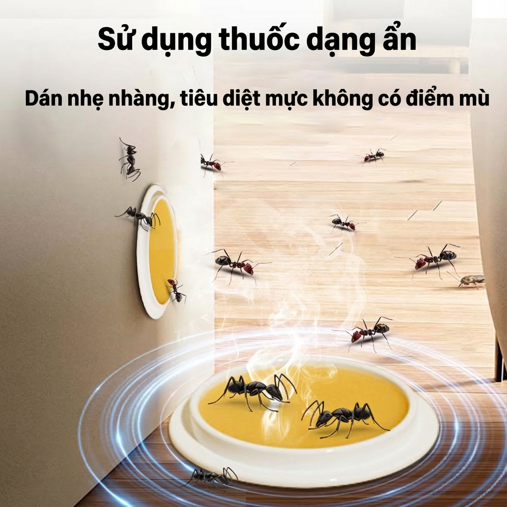 ✅🐜 Diệt tổ mối 100% hiệu quả🐜✅huốc diệt mối mồi diệt mối gel diệt mối 24 viên dễ sử dụng chỉ cần đặt vào vị trí