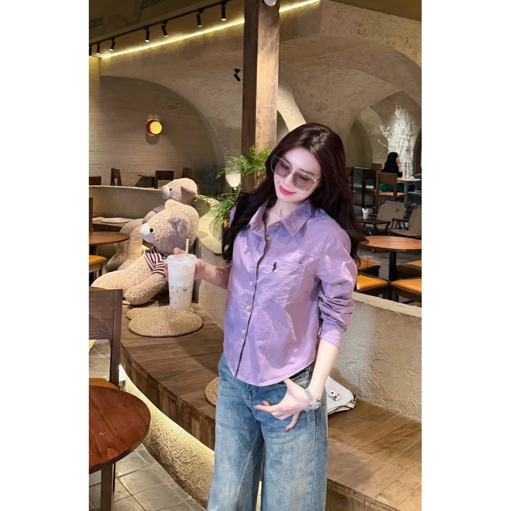 [𝑯𝒂 𝑨𝒏𝒉] Áo Sơ Mi Túi Ngựa ( From vừa) QCL1