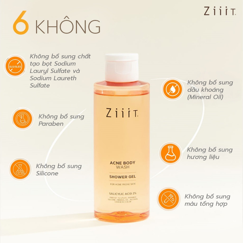 Combo Xịt Giảm Mụn Lưng BHA Kháng Khuẩn 20ml Và Sữa Tắm Giảm Mụn Lưng BHA 2% Kháng Khuẩn 150ml