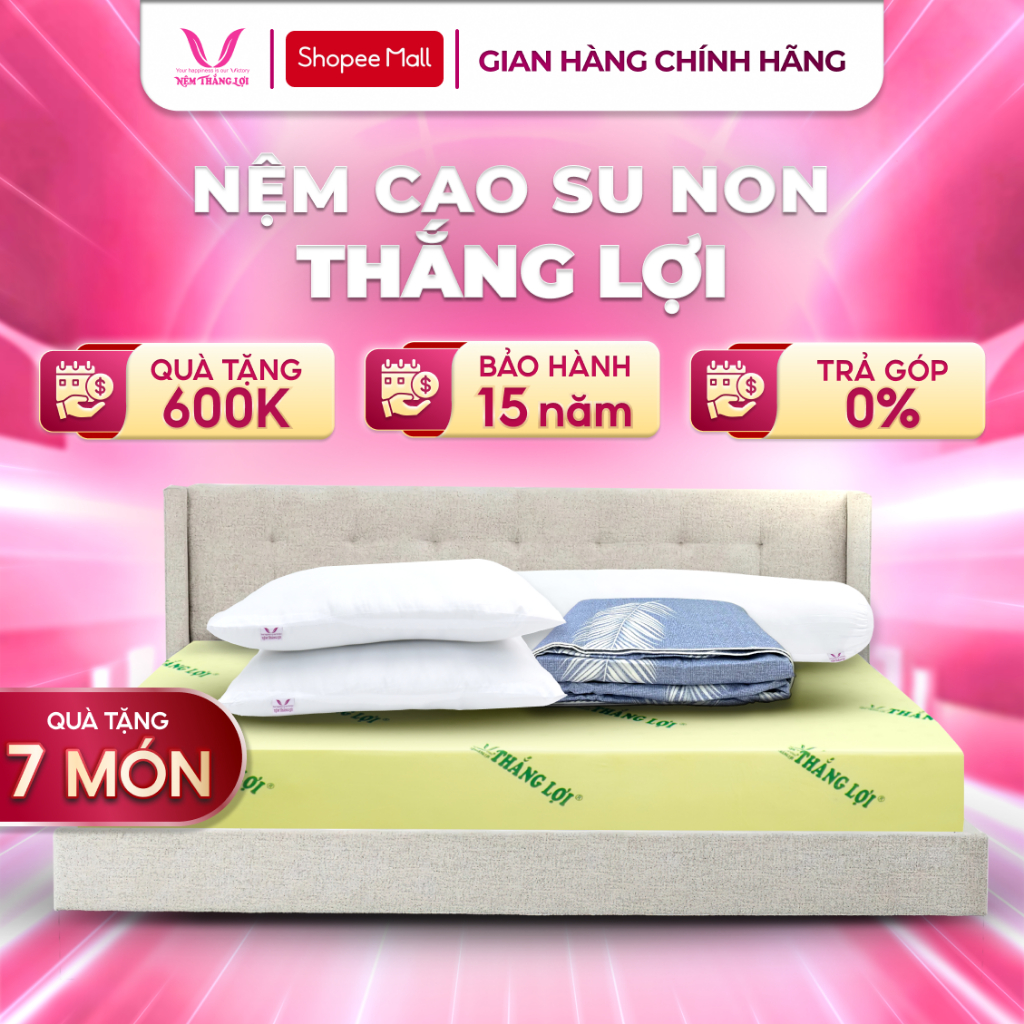 Nệm Cao Su Non Nệm Thắng Lợi giá rẻ cho mọi gia đình