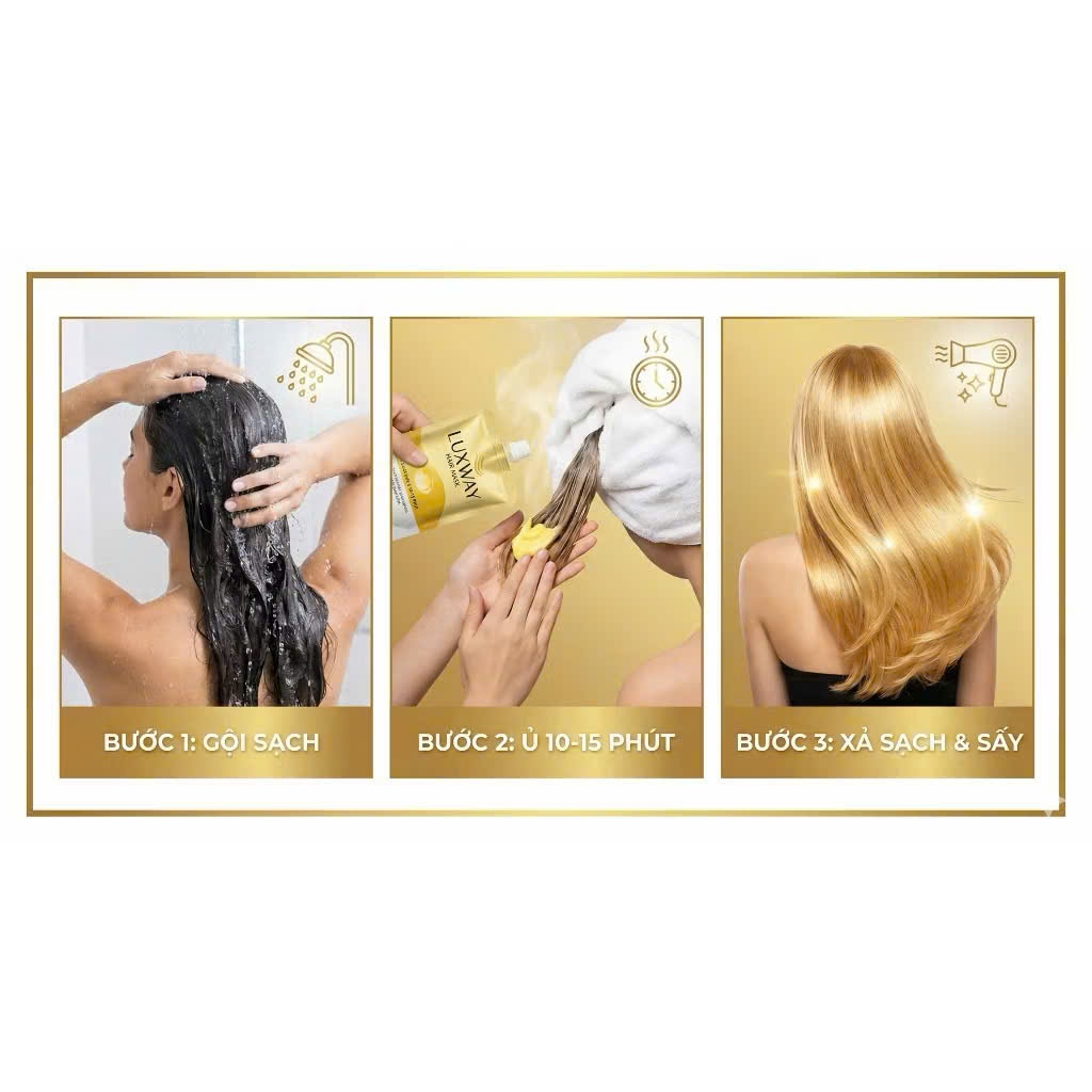 E24_ Hấp ủ LPP LUXWAY phục hồi tóc hư tổn Cortex Filling Nutrition Hair Serum 900ml
