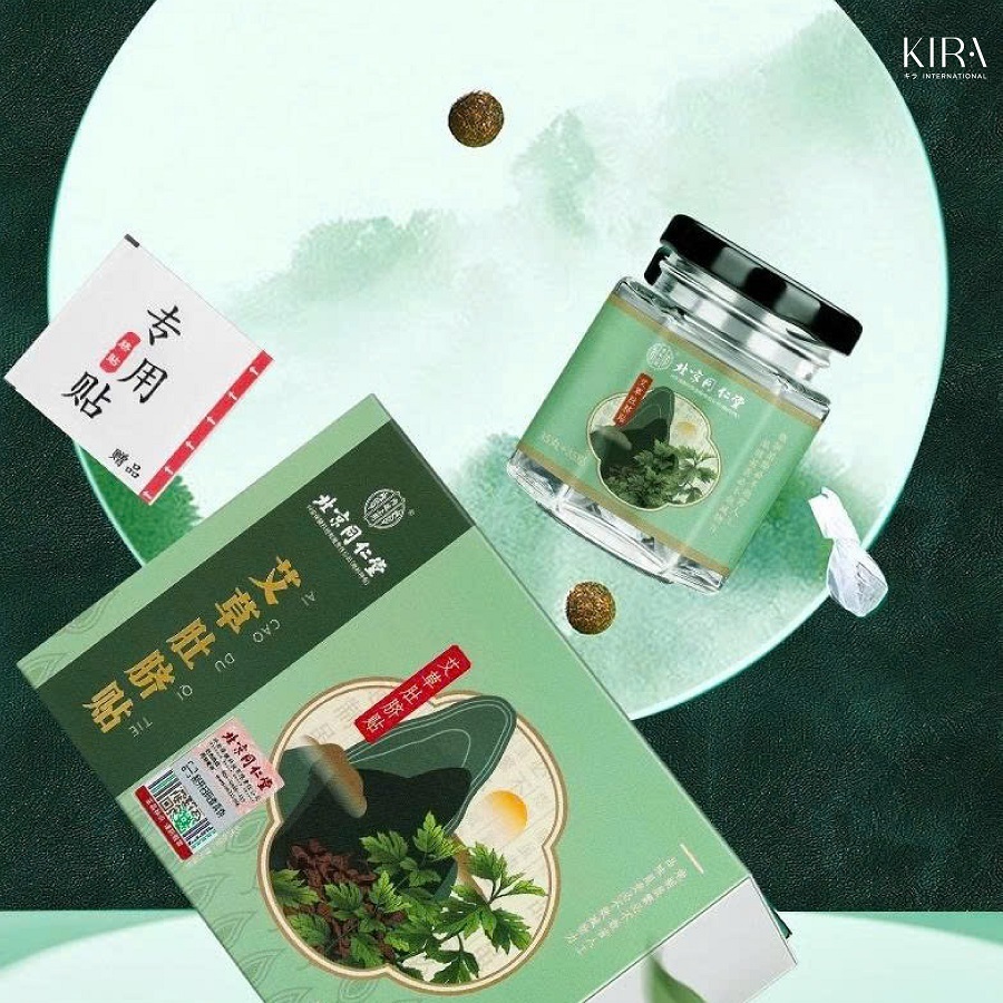 Miếng dán rốn ngải cứu từ chiết xuất thảo dược thiên nhiên, hỗ trợ giữ ấm cơ thể, bài hàn và đào thải độc tố