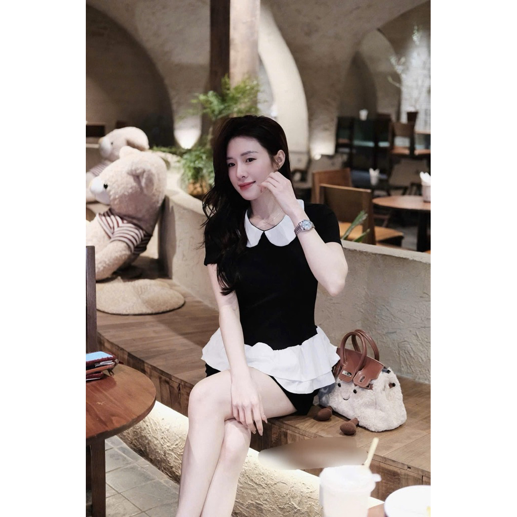 [𝐒𝐮𝐙𝐲] Áo Thun Bèo Cổ Sen #6988 QCCC (48-54kg)