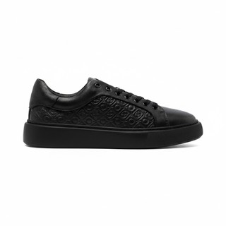 Giày thể thao nam cao cấp FTT Leather, Giày sneaker da bò nam êm chân đế bằng chống trượt GTF001BL