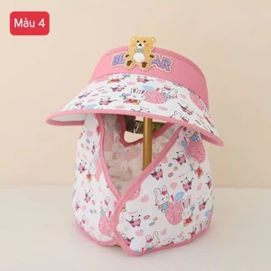 Mũ chống nắng có vải che gáy cho bé