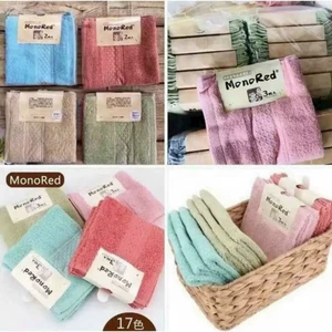 SEt 3 khăn mặt monored Nhật Bản