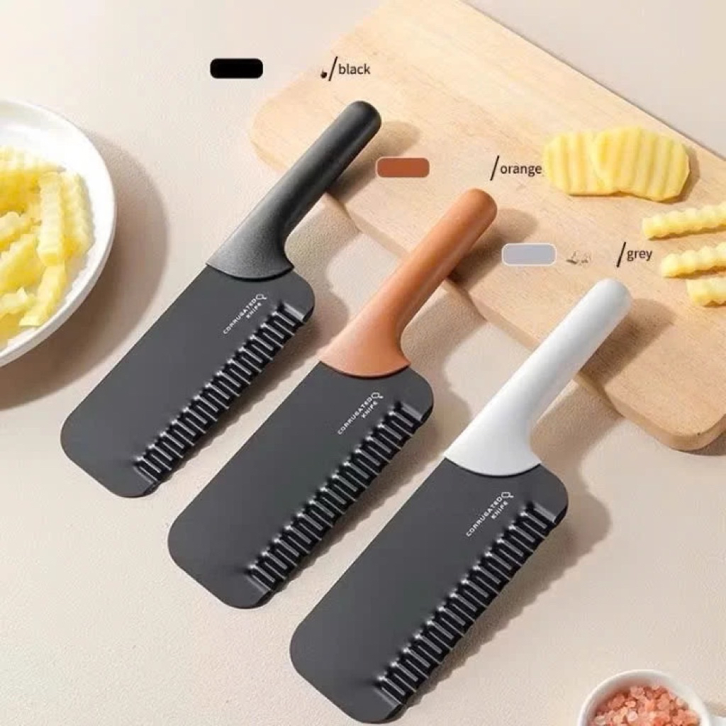 Dao Lượn Sóng Cắt Hoa Quả Thái Rau Củ Cho Bé Ăn Dặm Chất Liệu Thép Không Gỉ An Toàn Và Tiện Lợi