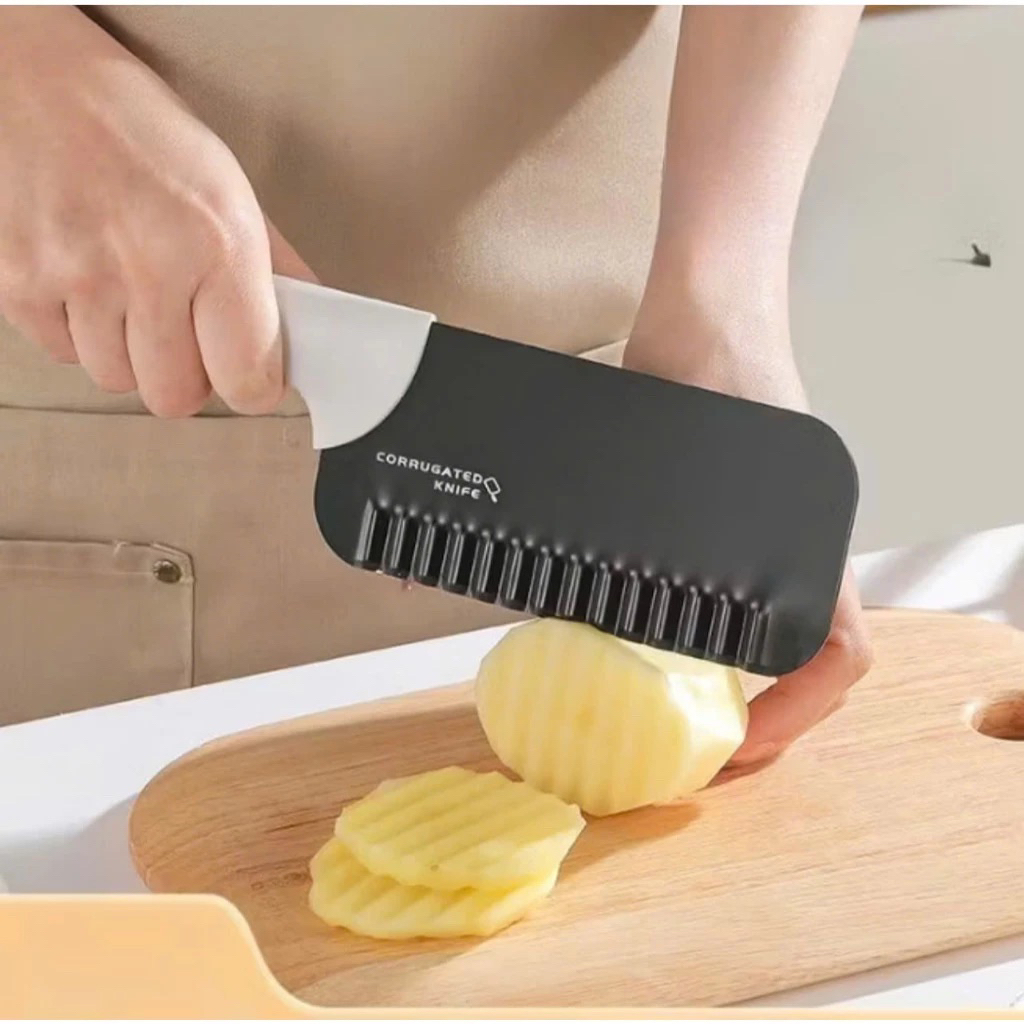 Dao Lượn Sóng Cắt Hoa Quả Thái Rau Củ Cho Bé Ăn Dặm Chất Liệu Thép Không Gỉ An Toàn Và Tiện Lợi