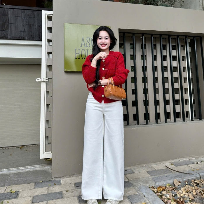 Quần Jeans Bò Ống Suông Joolate Quần Jean Bò Màu Trắng Ống Suông Basic Form Rộng Hot Trend Ulzzang Cá Tính