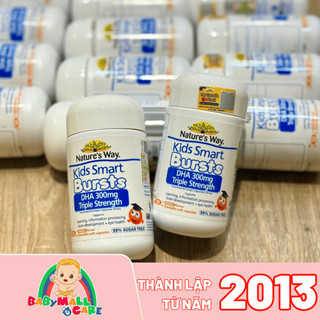 Nature’s Way Kids Smart DHA 300mg Viên Nhai Cho Bé 50 Viên Babymall & Care