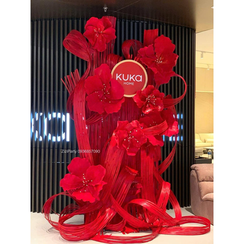 Phên Tre Uốn Dẻo Trang Trí 5m Bản rong20cm– Màu Đỏ, Vàng, Tự Nhiên – Decor Sự Kiện, Backdrop, Quán Cafe