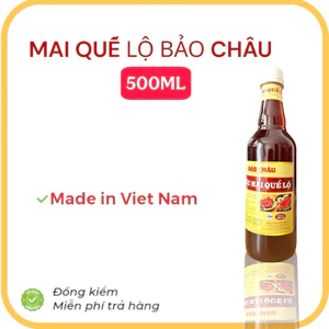 1 thùng Mai Quế Lộ Bảo Châu chai 500ml chuẩn hàng loại 1 dùng ướp thịt, làm bánh gia vị chính trong các món Hoa