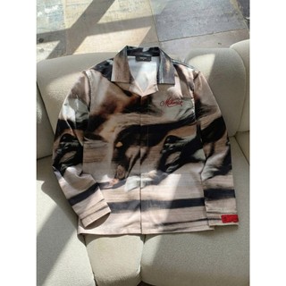 Áo sơ mi chính hãng Mikenco WILD BLUR SHIRT |TẶNG HỘP ÁO|