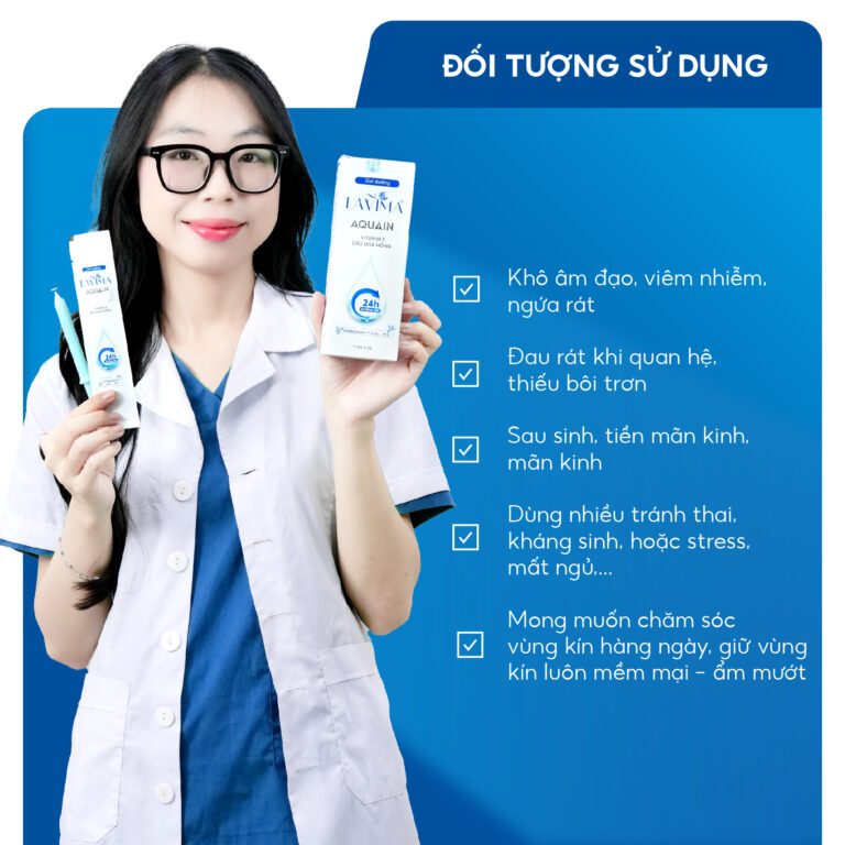 Gel Phụ Khoa Nữ (Đũa Thần Inner) Lavima Aquain Dưỡng Ẩm Bôi Trơn Tự Nhiên Cho Vùng Kín Dạng Bút 3g