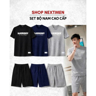 Set Quần Áo Thể Thao Nam In Chữ Nam Tính Dễ Mặc Chất Liệu Tổ Ong Thoáng Mát NextMen Thời Trang Hè 2026