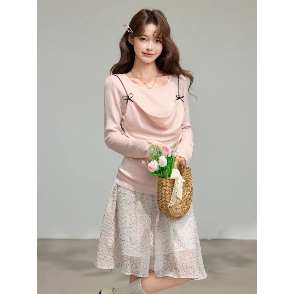 [ QCCC_L1 ] Sẵn_ Áo len mỏng lông cừu phong cách Hàn quốc tiểu thư