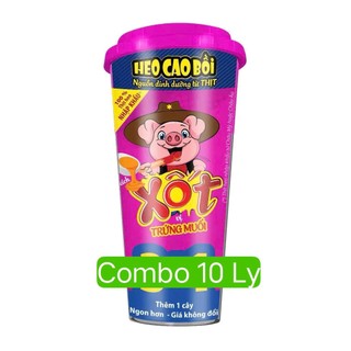 Combo 5-10 Ly Xút Xích Heo Cao Bồi đủ vị, Hộp 42g(3cây×12g + kèm đồ chơi)