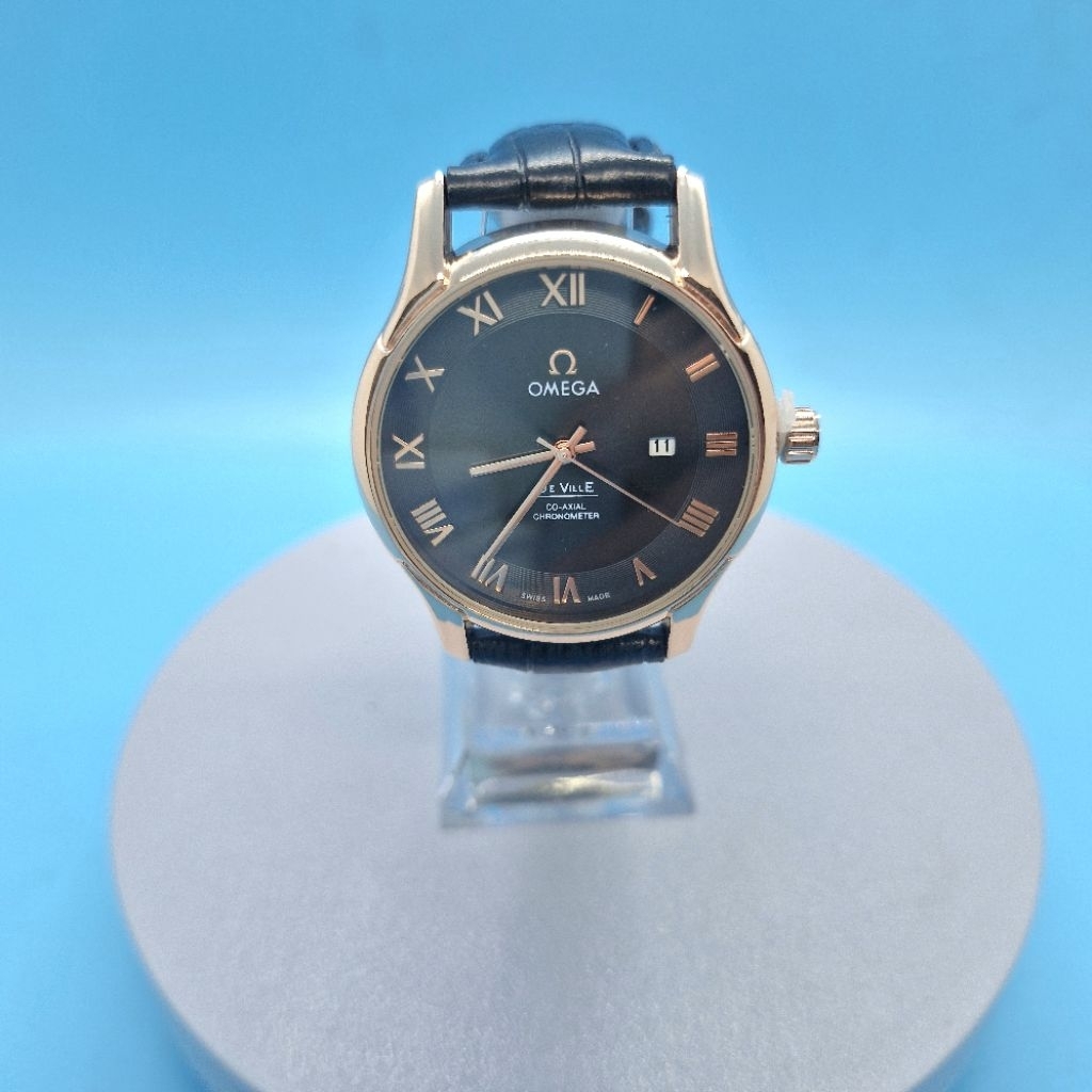 Đồng hồ Nam dây da đen. Máy pin nhật siêu bền. Size mặt 40mm, có chống nước | BigBuy360 - bigbuy360.vn