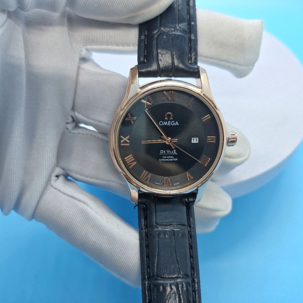 Đồng hồ Nam dây da đen. Máy pin nhật siêu bền. Size mặt 40mm, có chống nước | BigBuy360 - bigbuy360.vn