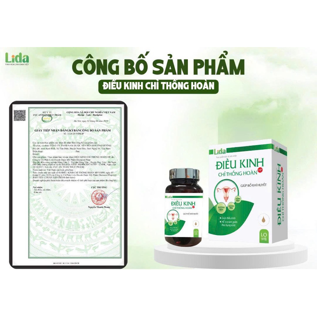 Điều Kinh Chỉ Thống Hoàn( Nam Dược LiDa)