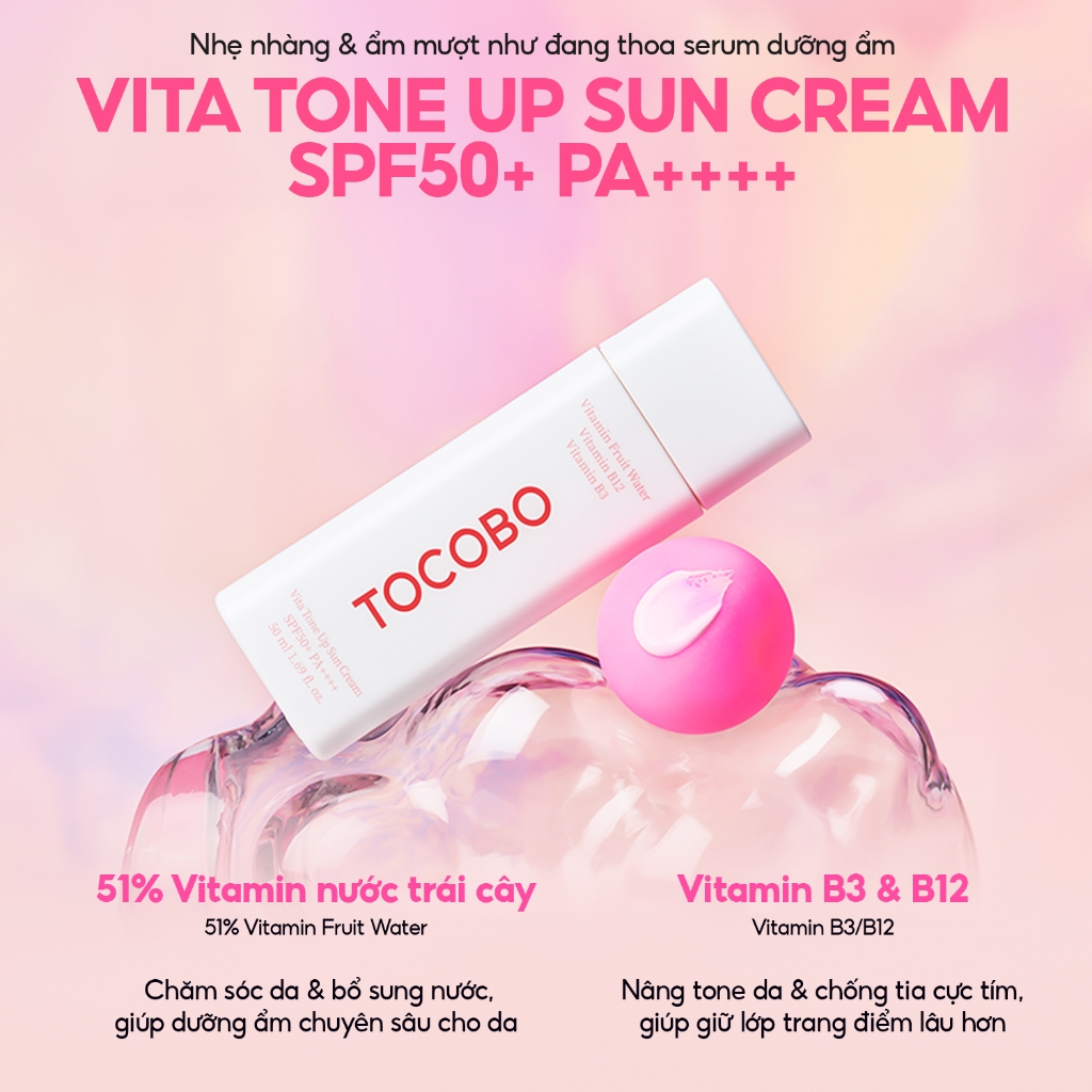 [DATE 6.2027] [Minisize] Bộ đôi kem chống nắng TOCOBO Sun Care Mini Duo